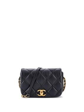 Chanel Nailed Cc Full Flap Bag Quilted #233999C40B